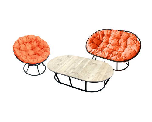 Комплект ''Мамасан'' без ротанга Чёрный